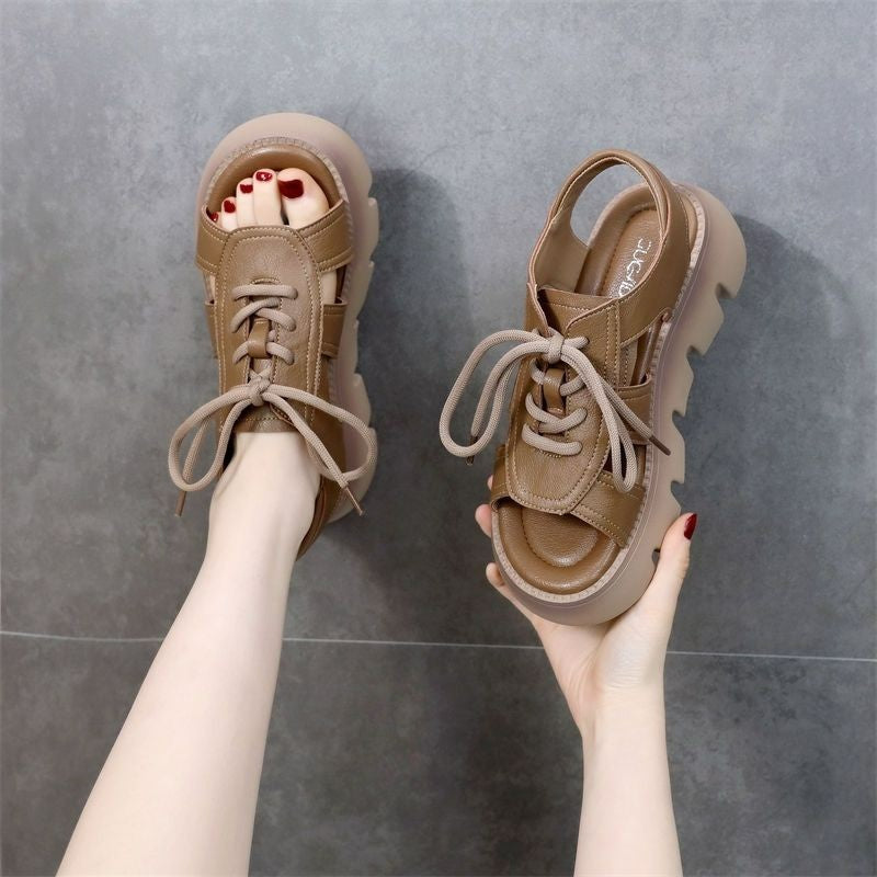 Women's Summer Platform Fashionable Stylish Portable High-grade Sandals