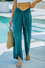 Summer Sizzle Tie Front Modal Blend Pants