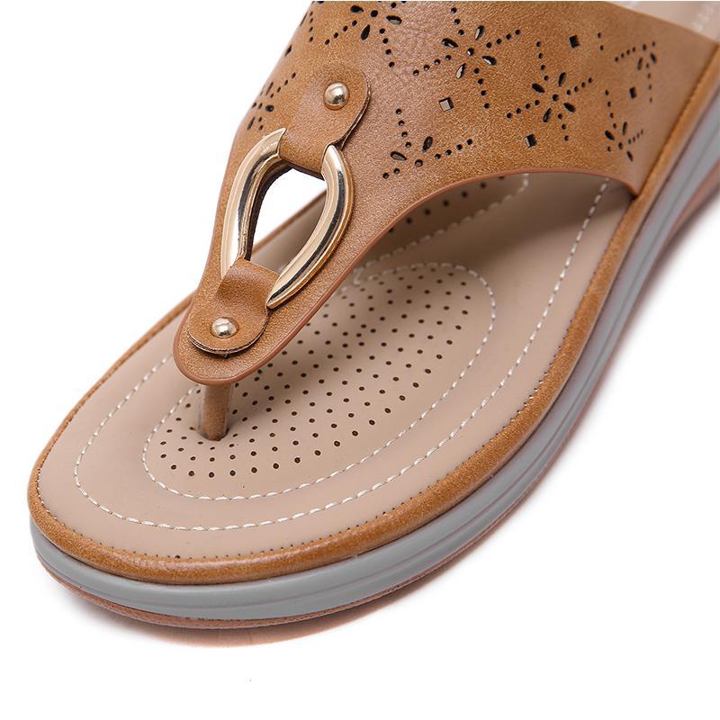 Women's Wedge Clip Toe Sandals