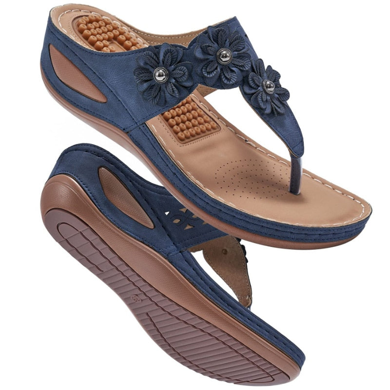Women Premium Comfort Wedge Massage Fashion Sandals