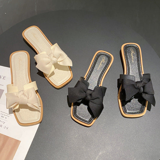 Women's Toe Fairy Style Bow Summer Outdoor Sandals