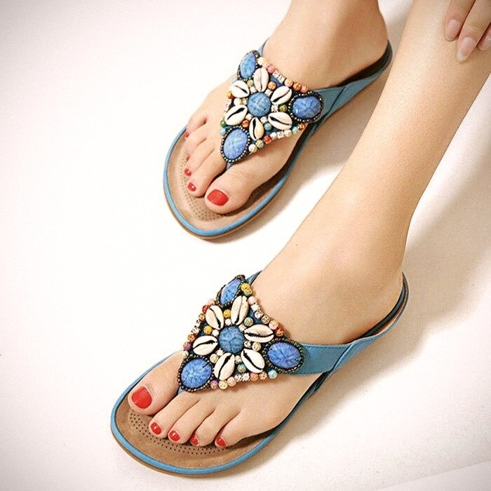 Summer Bohemia Beach Slipper
