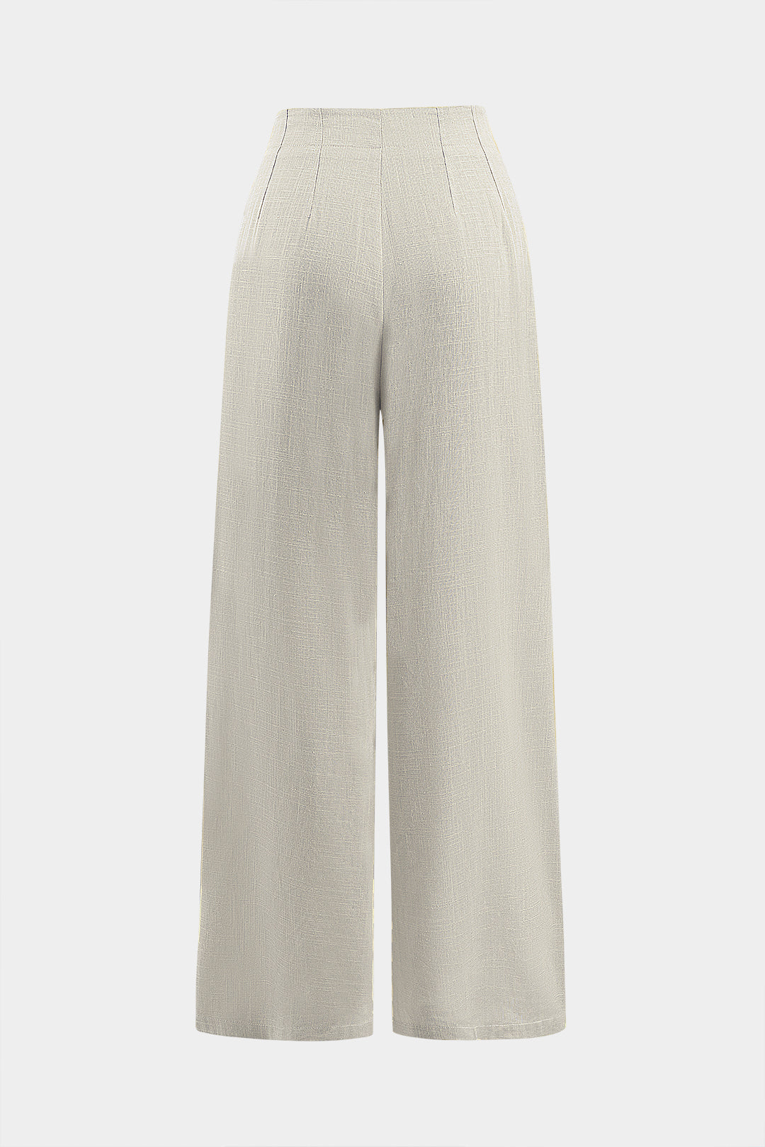 Solid Wide Leg Trousers