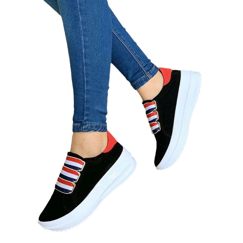 Women's Platform Round Toe Daily Casual Shoes