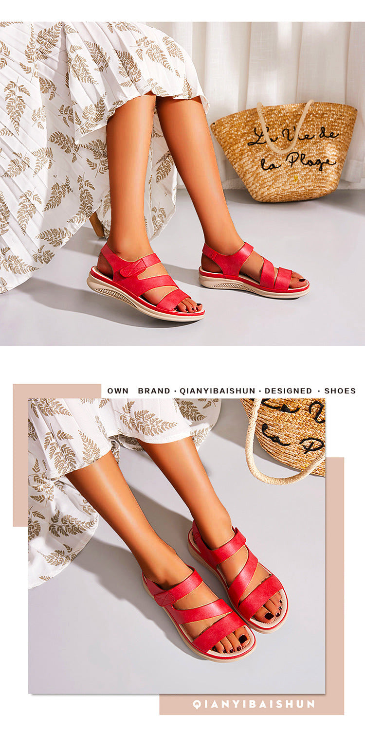 Casual Lightweight Vintage Wedge Comfort Sandals