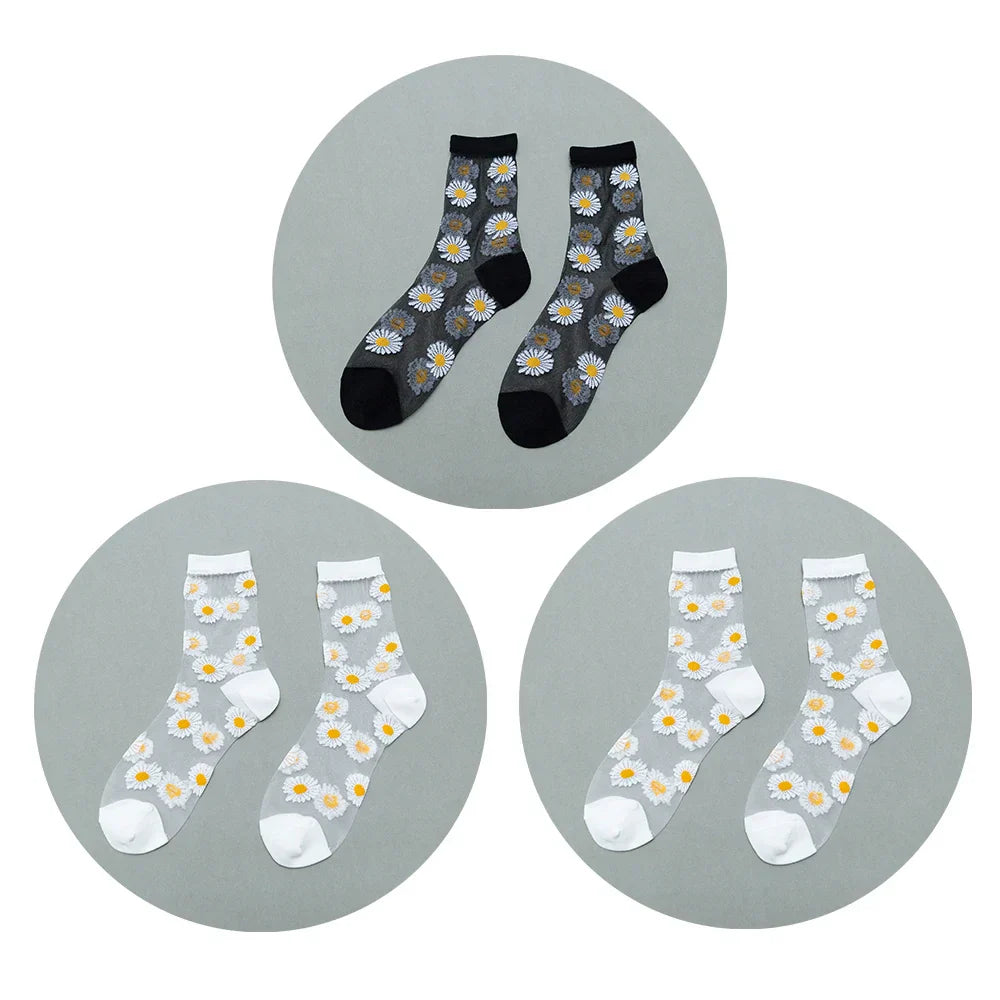 A Bloomy Summer Socks