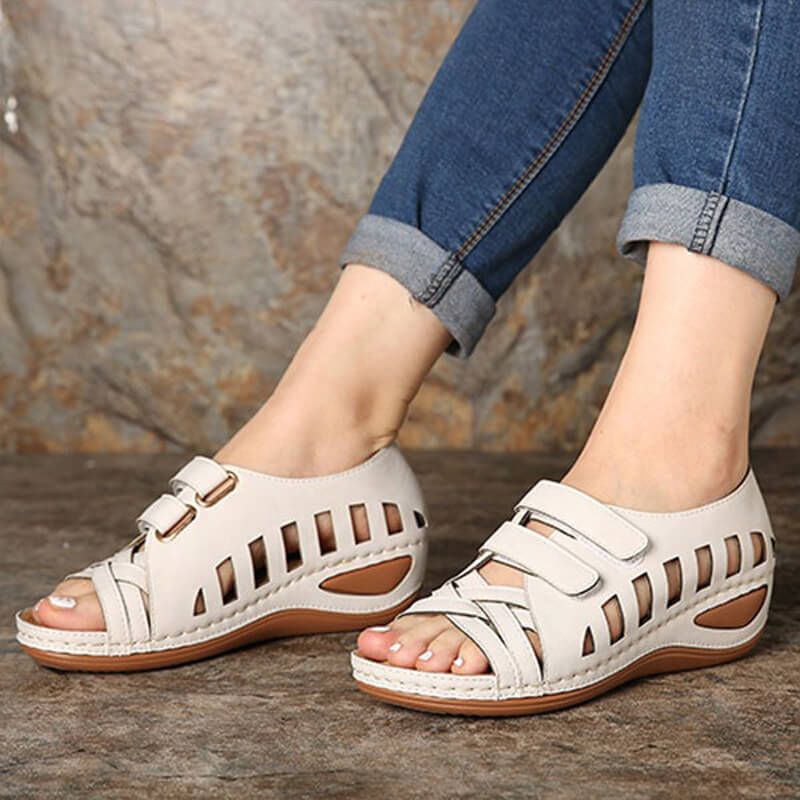 Flat Wedges Beach Sandals