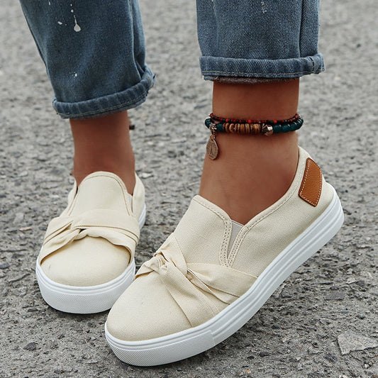 Solid Color Canvas Vulcanized Shoes