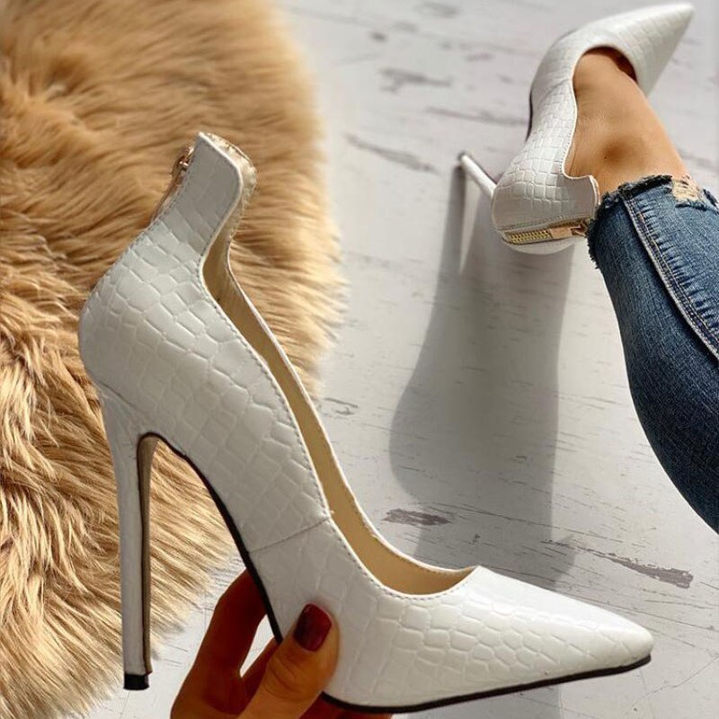 Solid High Heel Shoes