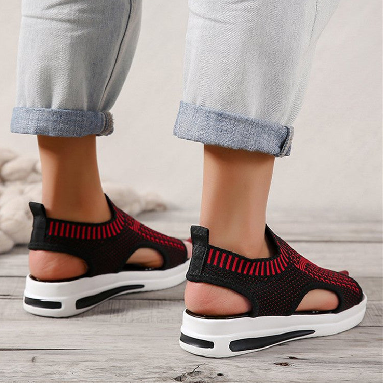 Mesh Knitted Breathable Elastic band Sandals
