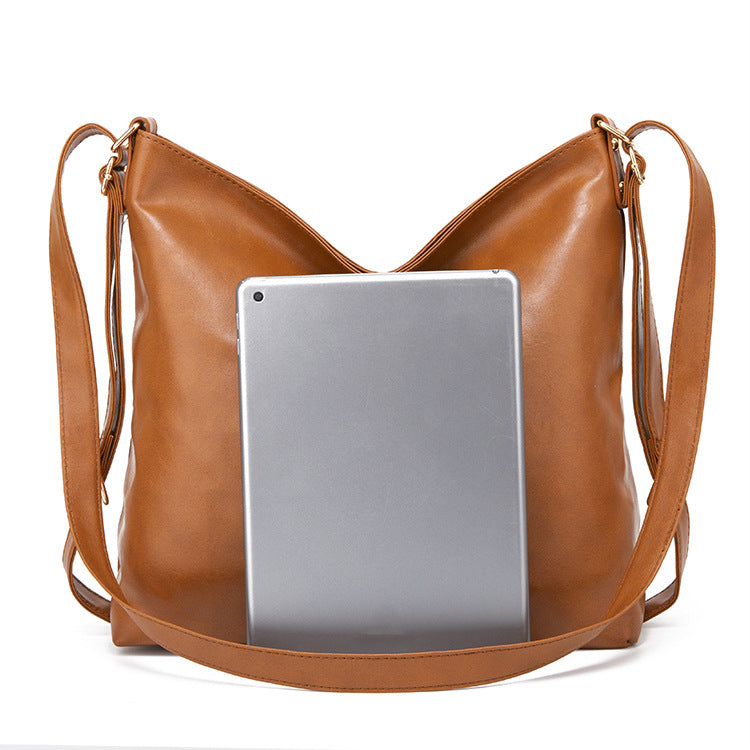 Vintage Waxed Leather Backpack