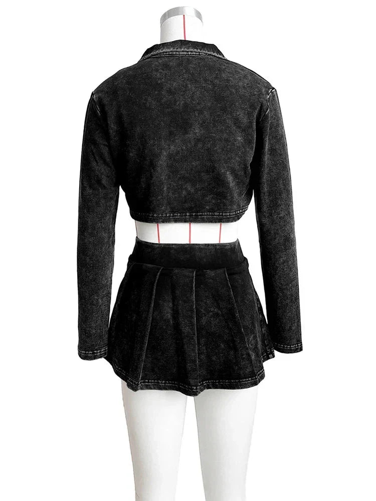 Paint The Sky Skirt Set