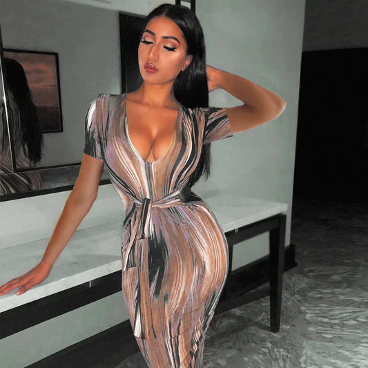 Twist And Shout Midi Dress