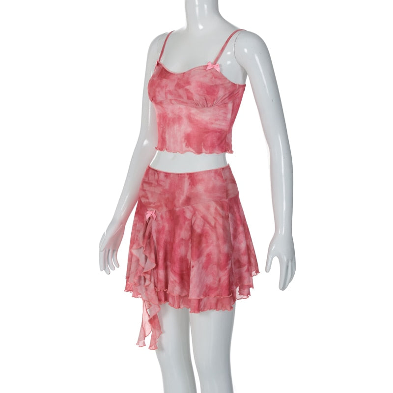'Til Our Eyes Meet Skirt Set