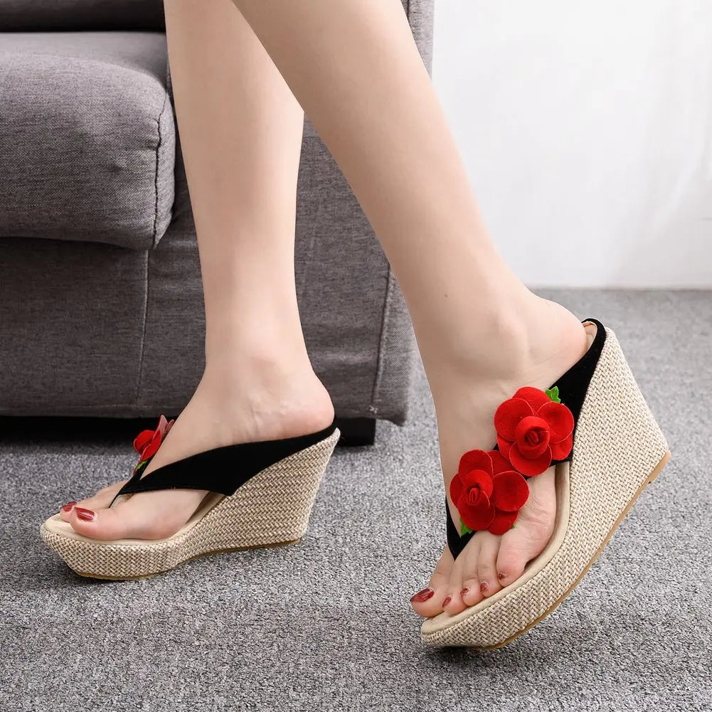 Guess I'm Not Shy Wedges Sandals