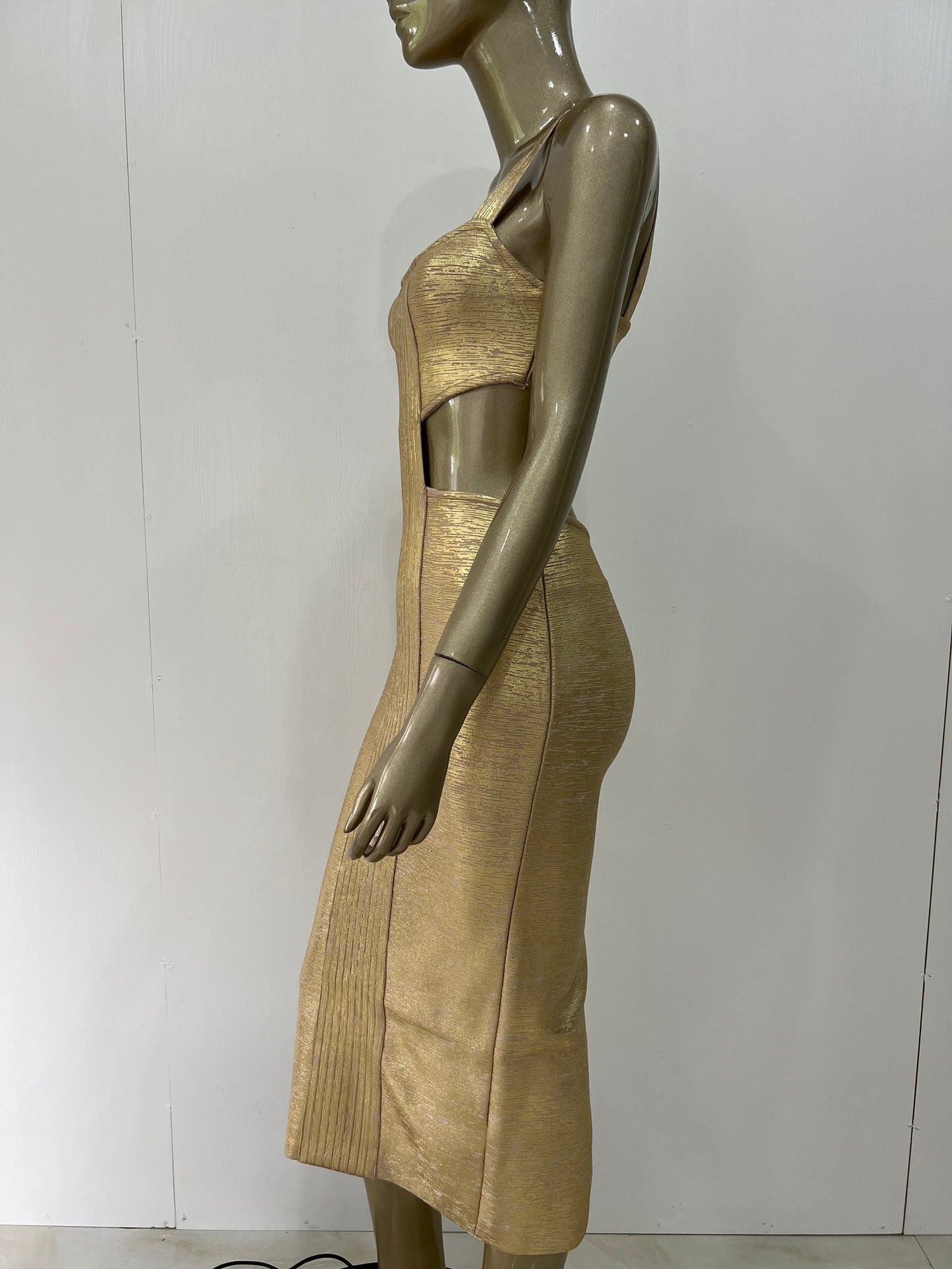 God Of Gold Midi Dress