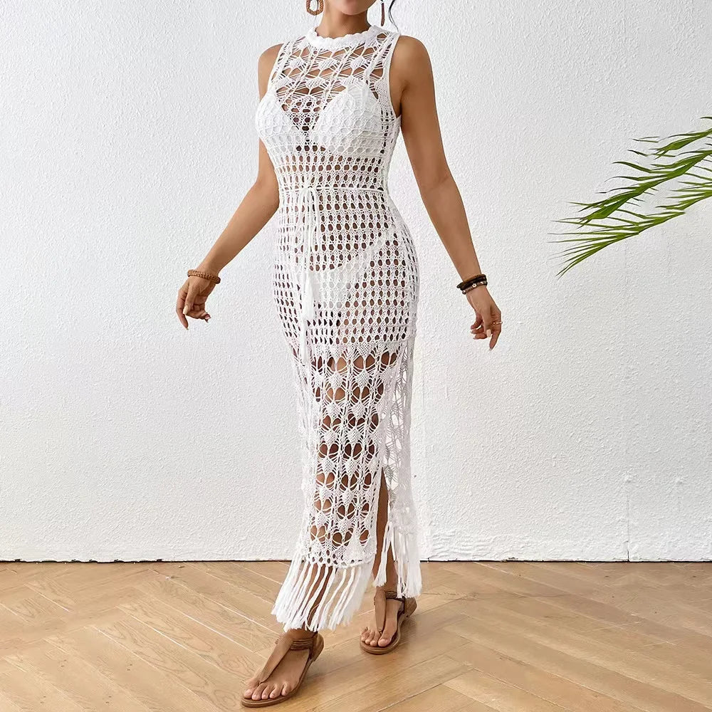 Backless Tassel Boho Tunic