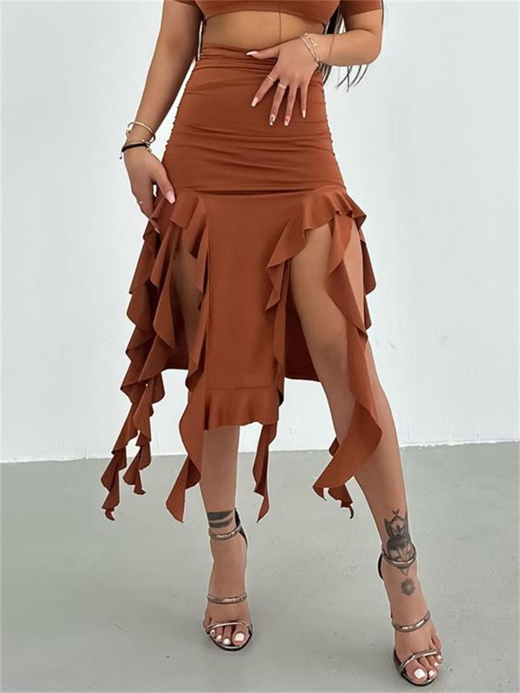 A Beautiful Weekend Midi Skirt
