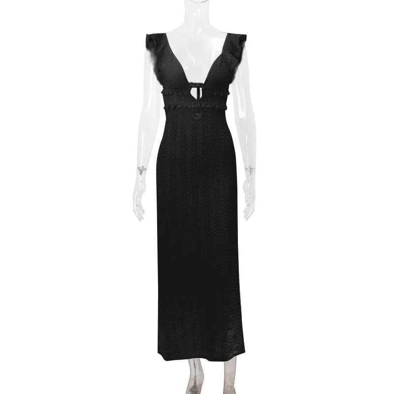 A Blurry Morning Maxi Dress