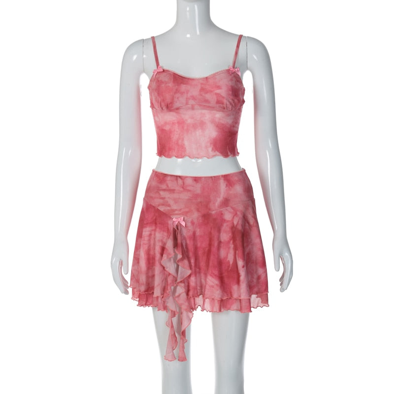 'Til Our Eyes Meet Skirt Set