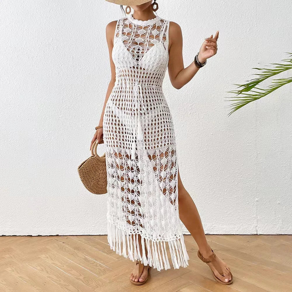 Backless Tassel Boho Tunic