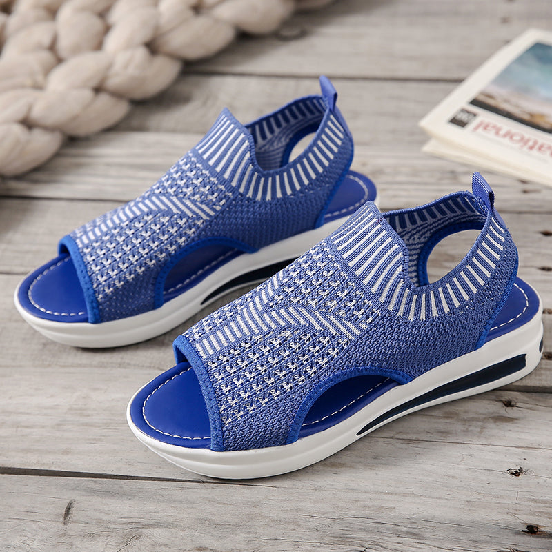 Mesh Knitted Breathable Elastic band Sandals