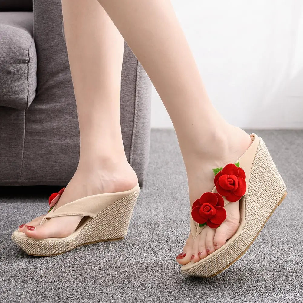Guess I'm Not Shy Wedges Sandals