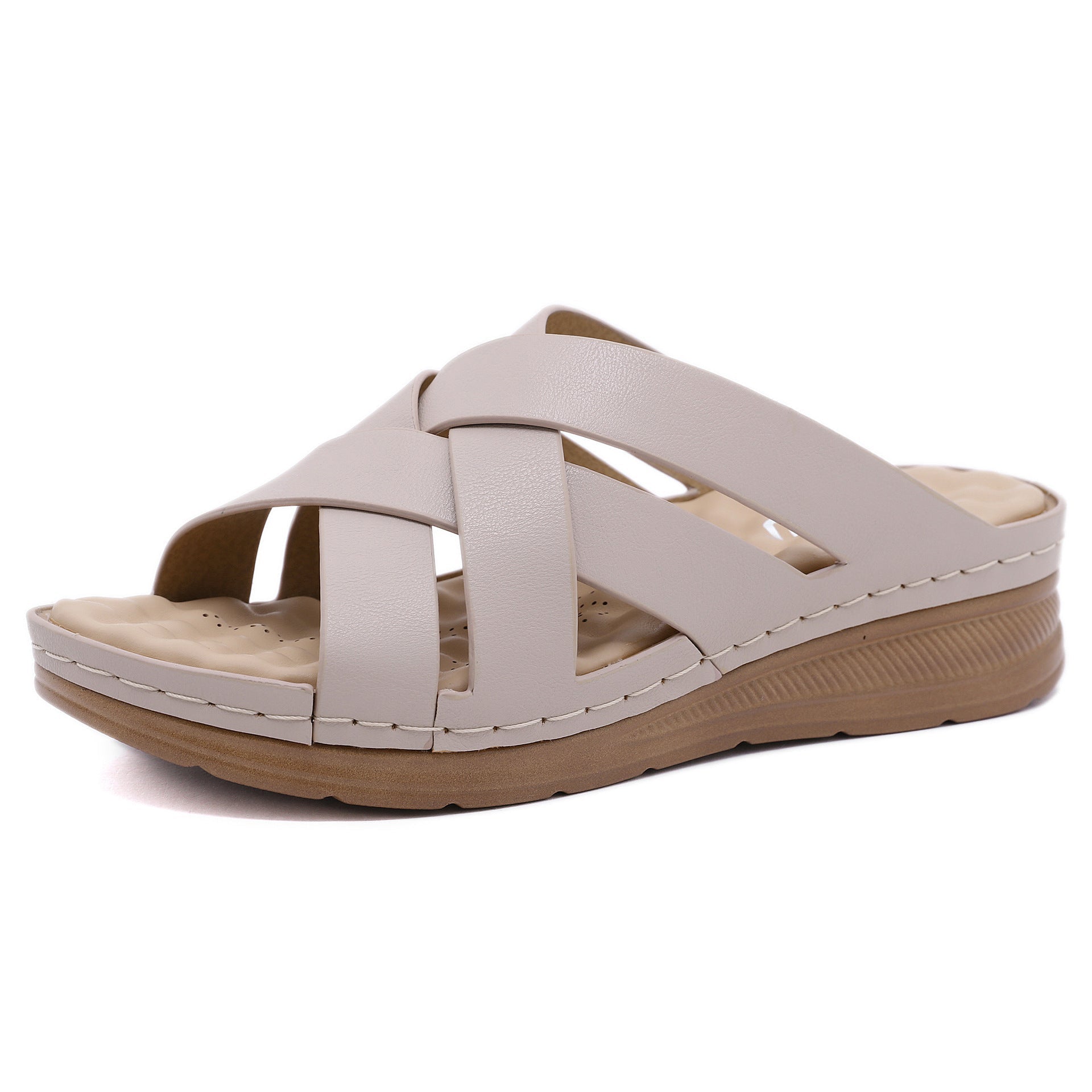 Casual Cross Wedge Stylish Sandals