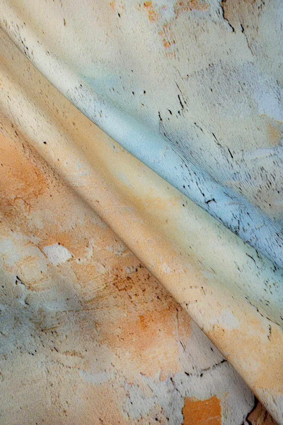 Watercolor Print Satin Cami Top