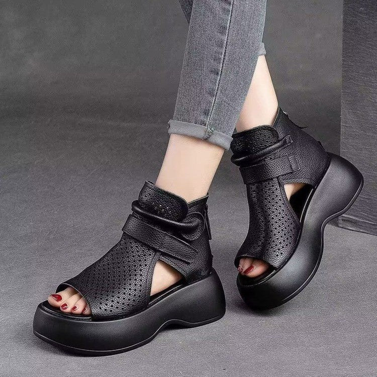 Women's Mesh Hollow Summer Outer Wear Elegant Sandals