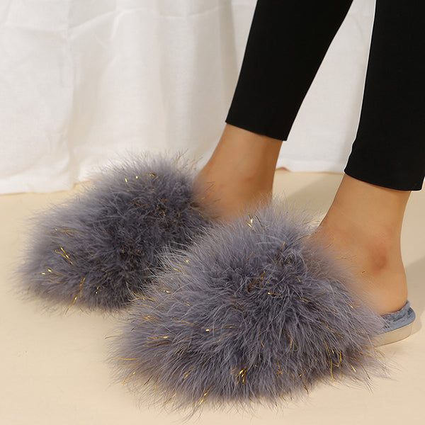Comfy Candy Color Fuzzy Slippers