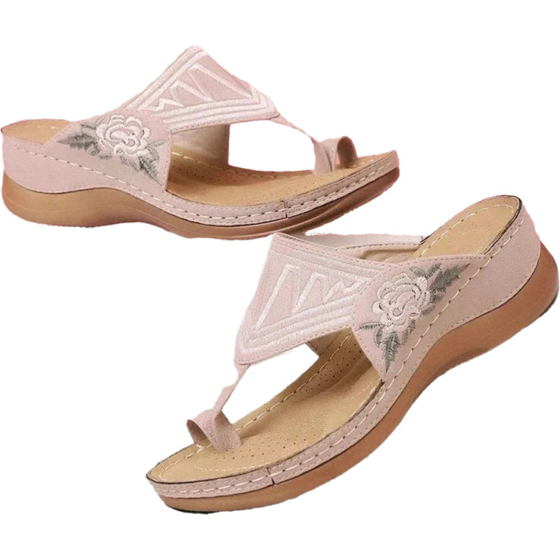 Women Comfy Arch Support Floral Design Sandals
