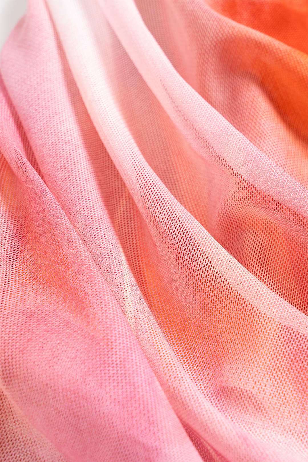 Watercolor Print  Ruched Skirt