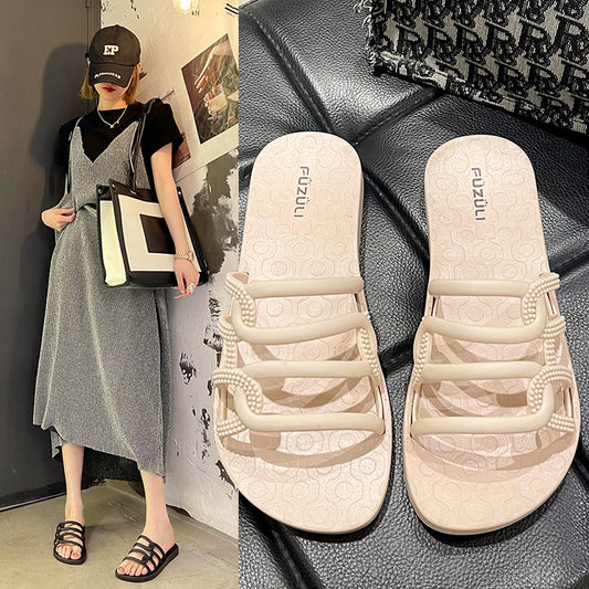 Women's Summer Strap Outdoor Fairy Style Home Indoor Sandals
