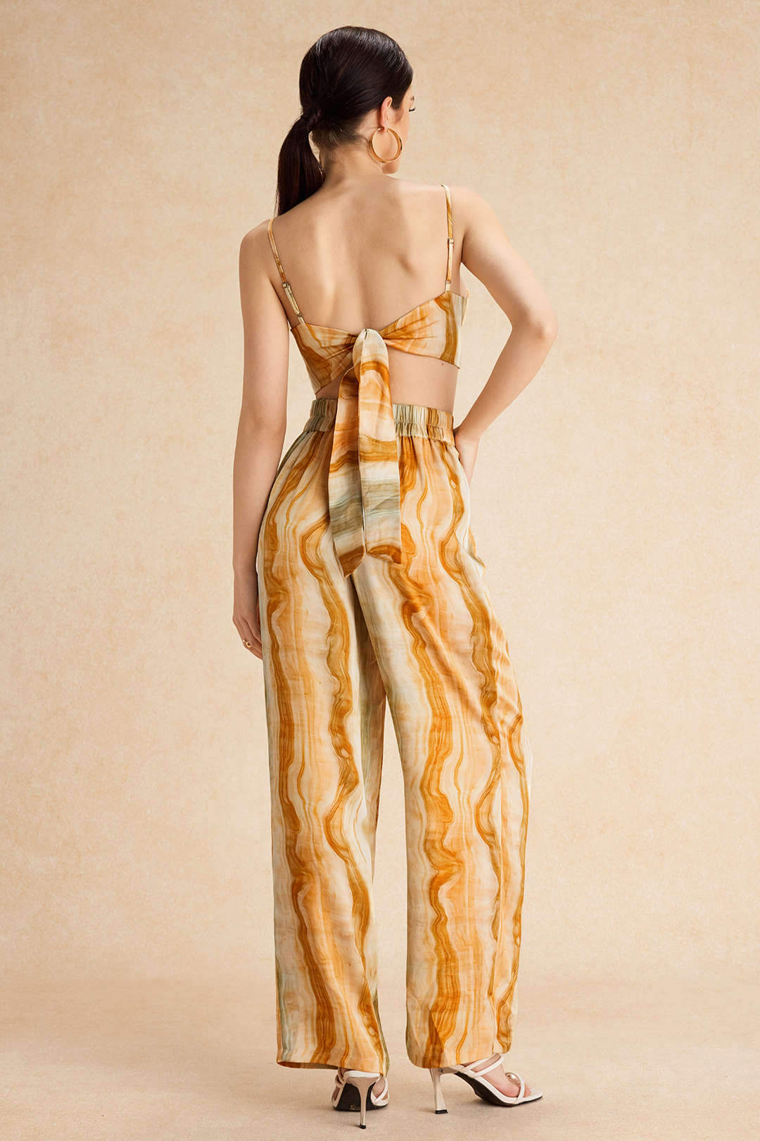 Tie Dye Print Trousers