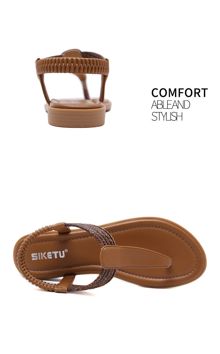 Summer Casual Comfortable Flat Sandals