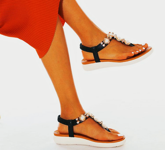 Comfortable Pearl On Cloud Sandals