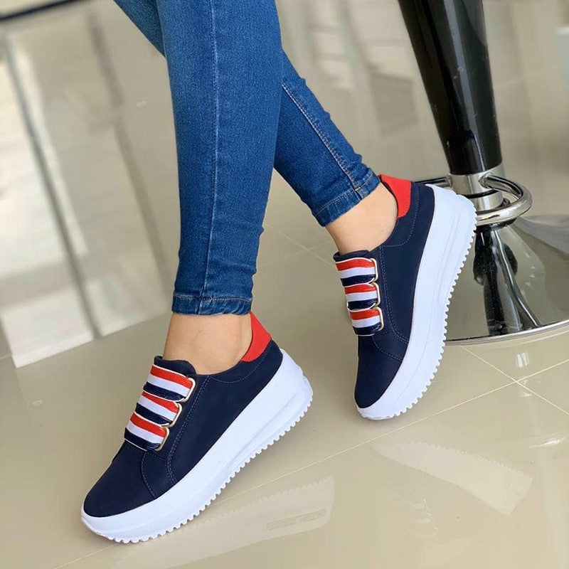 Women's Platform Round Toe Daily Casual Shoes