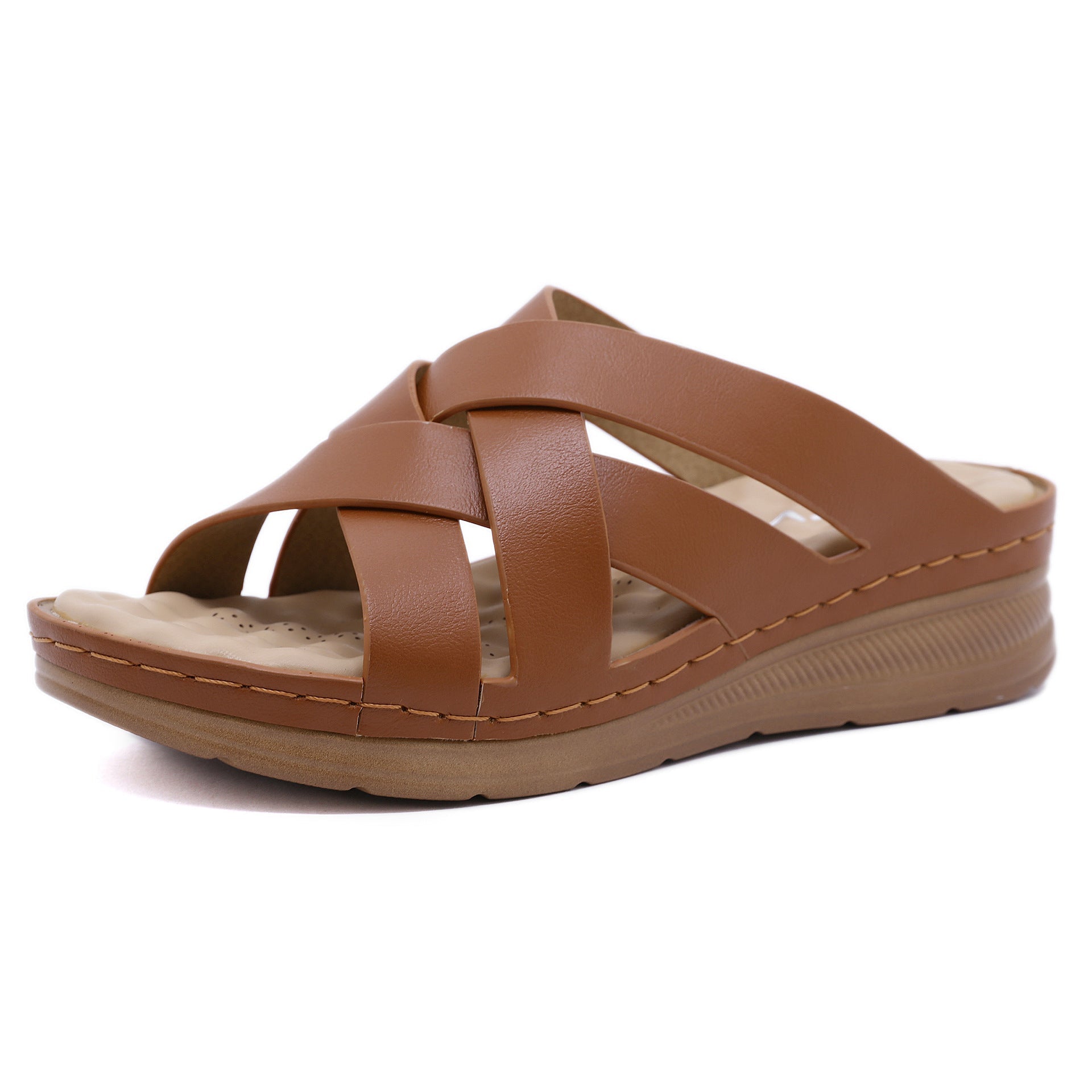 Casual Cross Wedge Stylish Sandals