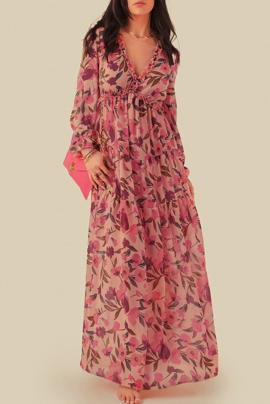 Ruffle Tiered Maxi Dress