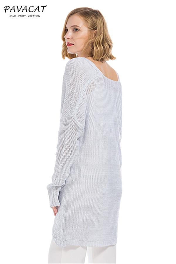 Casual V Neck Front Cross Weekend Sweater - Red