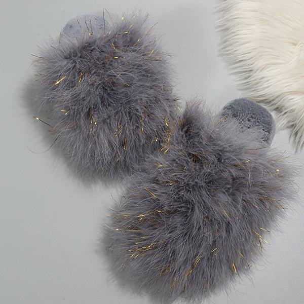 Comfy Candy Color Fuzzy Slippers