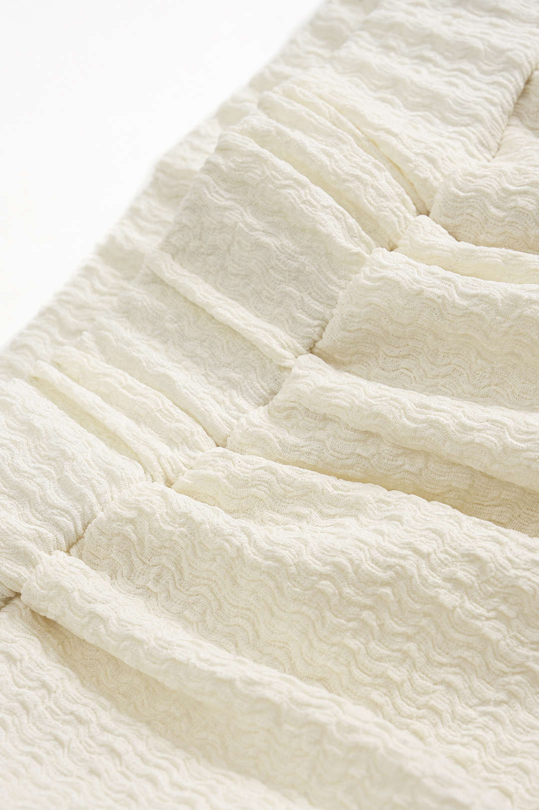 Tie-Up Backless Asymmetrical Top And Trousers Set