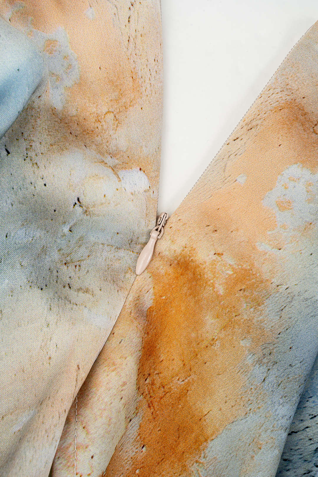 Watercolor Print Satin Cami Top