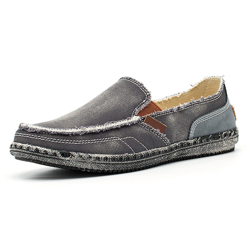 Men's Canvas Non-slip Soft Sole Peas Shoes