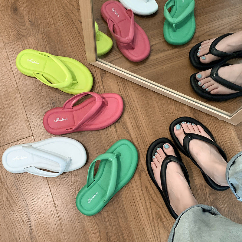 Women's Summer Soft Bottom Indoor Non Slip Outdoor Flip Flops