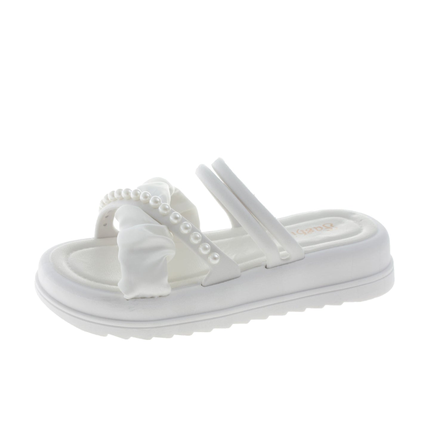 Two-way Fairy Summer Wind Outer Wear Pearl Platform Sandals