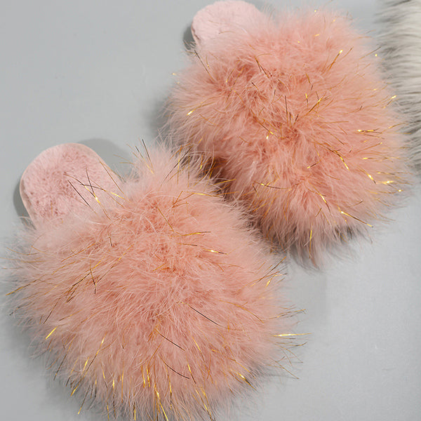 Comfy Candy Color Fuzzy Slippers