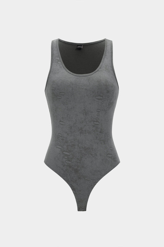 Washed Sleeveless Bodysuit