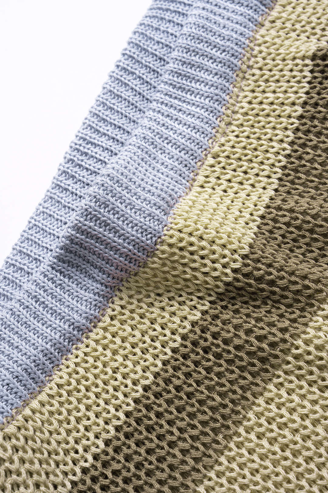 Stripes Print Knit Color Block Cut Out Tie-Back Top And Skirt Set